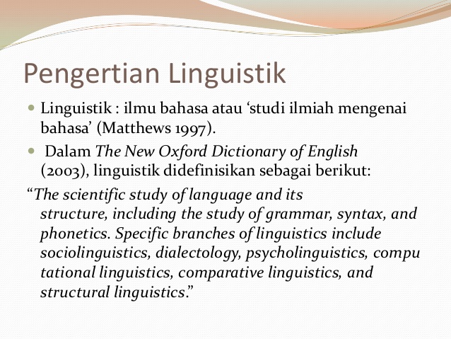 Klasifikasi Bahasa dalam Studi Linguistik