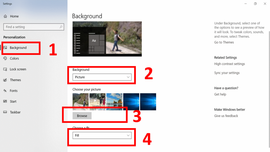 Mengganti Walpaper Komputer