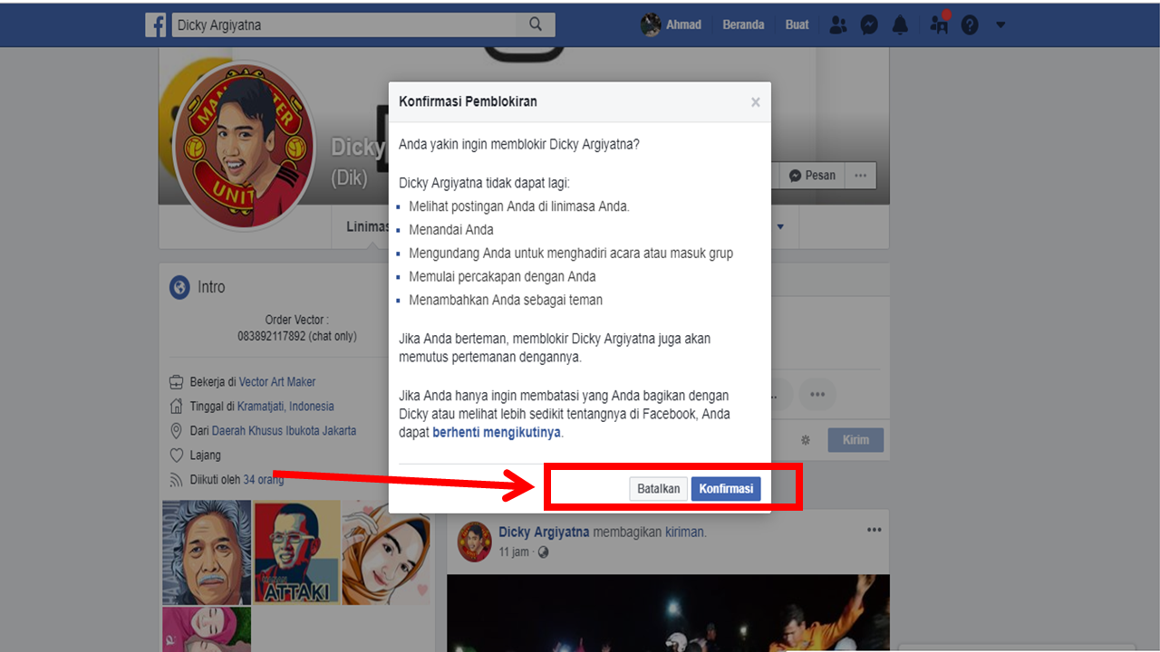 Cara Memblokir Akun Facebook Teman atau Orang Lain