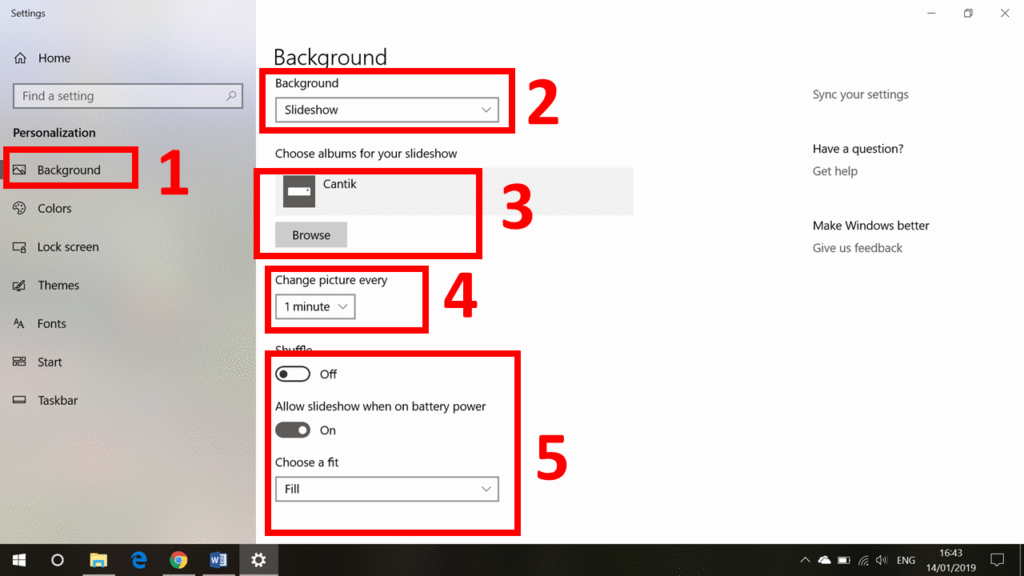 Mengganti Walpaper Komputer