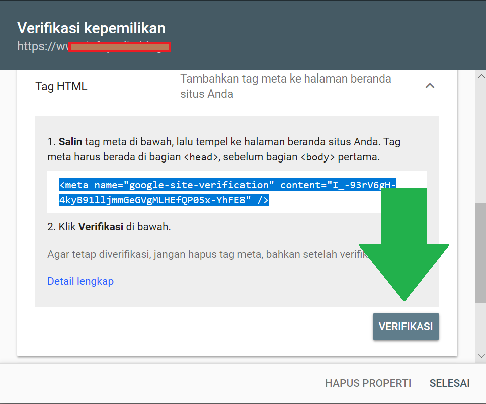 Verifikasi Blog ke Google Webmasters