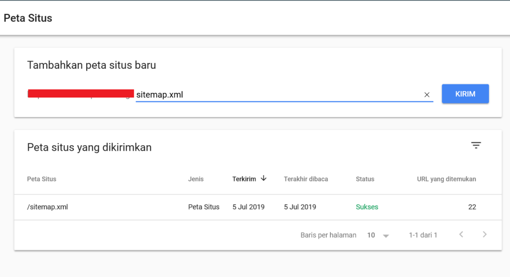 Menambahkan Sitemap di Webmasters