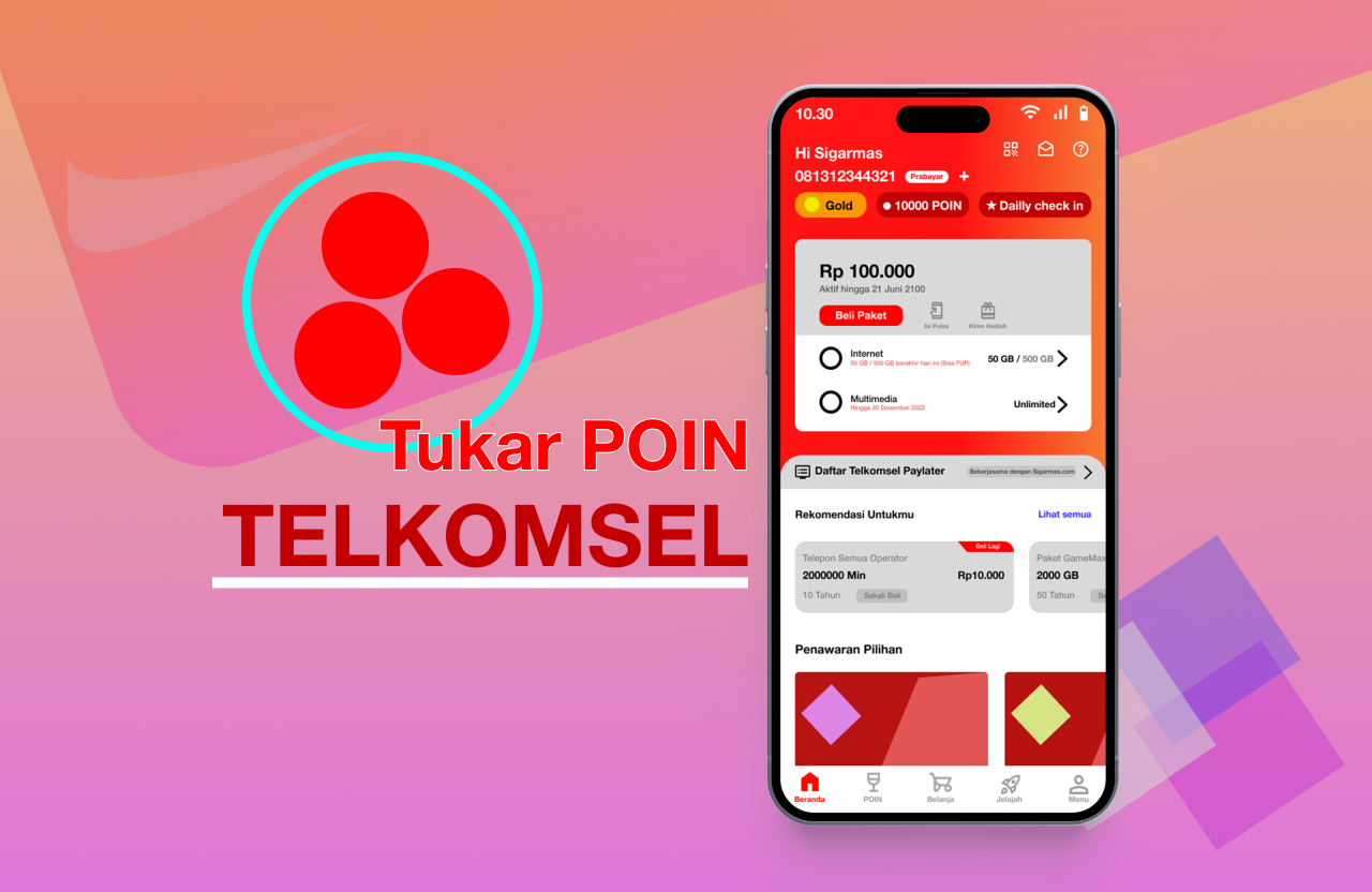 Cara Tukar Poin Telkomsel
